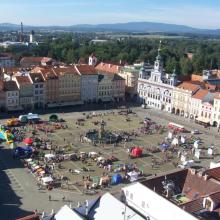 Den bez aut na českobudějovickém náměstí (CEGV Cassiopeia Č. Budějovice)
